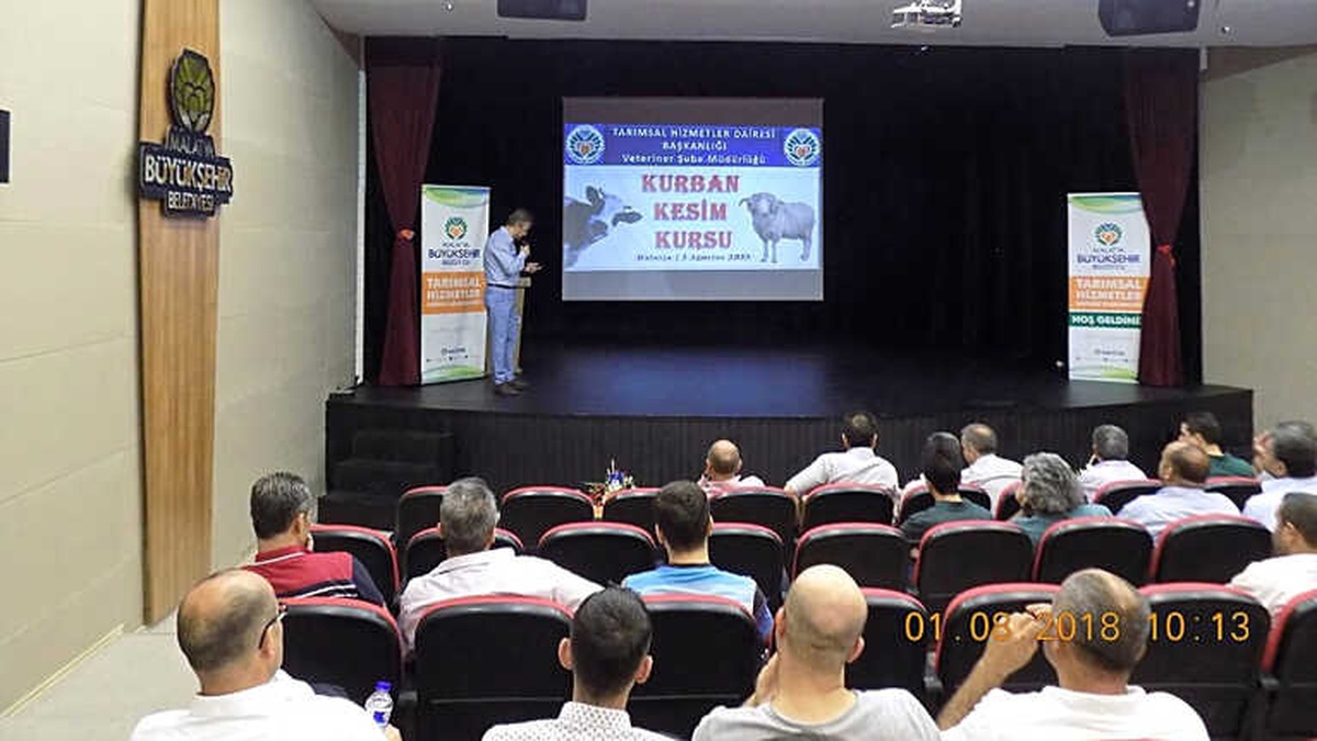 Kurban Kesim Kursu Sona Erdi