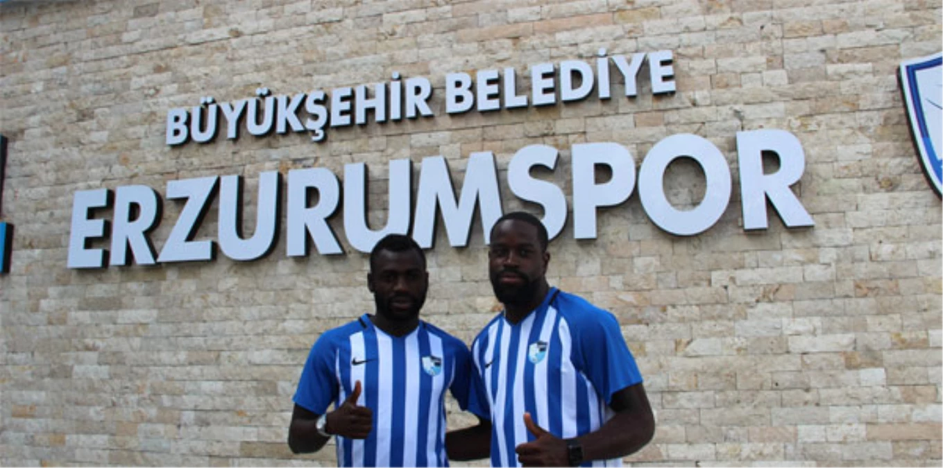 Moussa Kone ve Ridge Munsy, Büyükşehir Belediye Erzurumspor\'a Transfer Oldu
