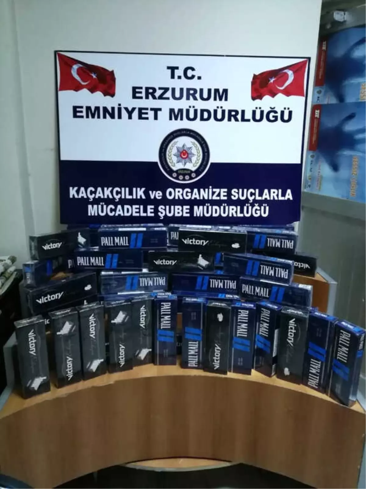 Erzurum\'da 2 Bin 60 Paket Kaçak Sigara Ele Geçirildi