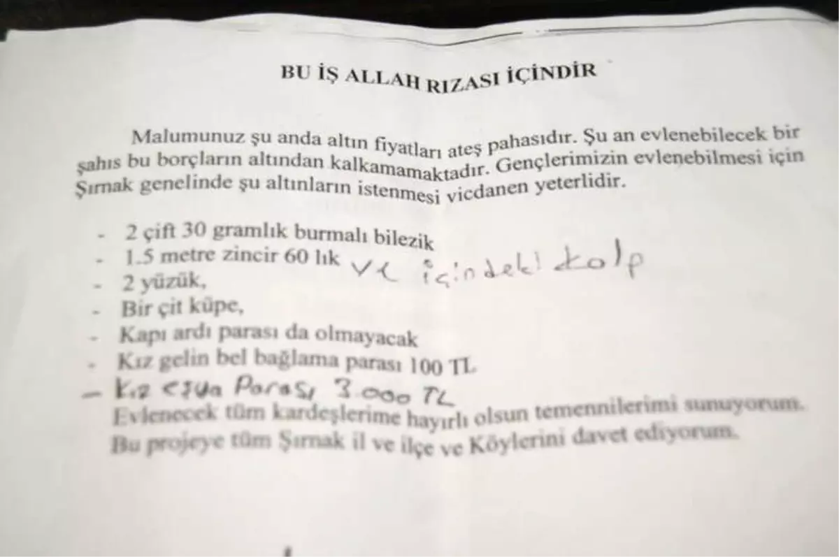 İdil\'de, \'Evlenecek Gençlere\' Müjde