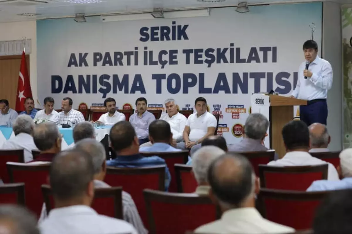 Türel, Serik İlçe Danışma Toplantısına Katıldı