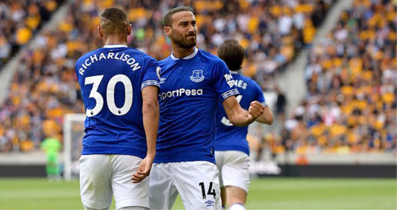 Cenk Tosun\'lu Everton Deplasmanda Wolverhampton ile 2-2 Berabere Kaldı