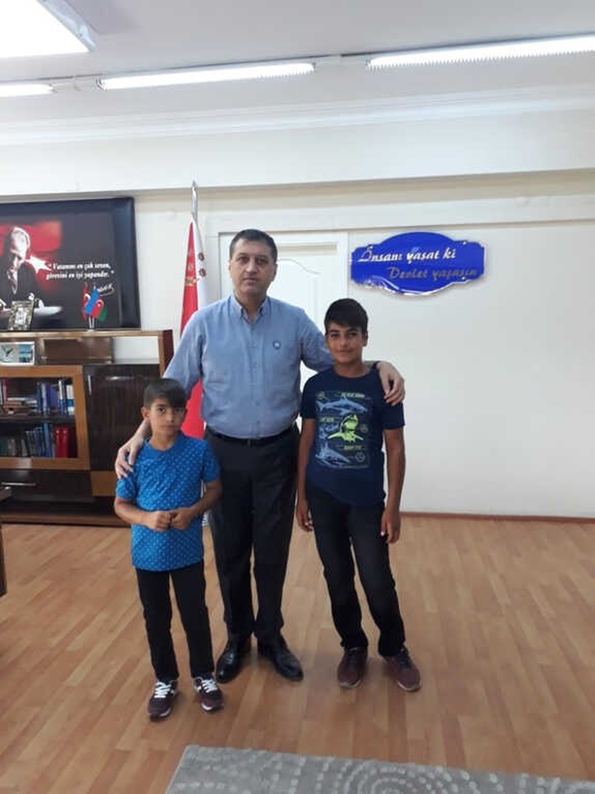 Minik Güreşçiden Ekici\'ye Ziyaret