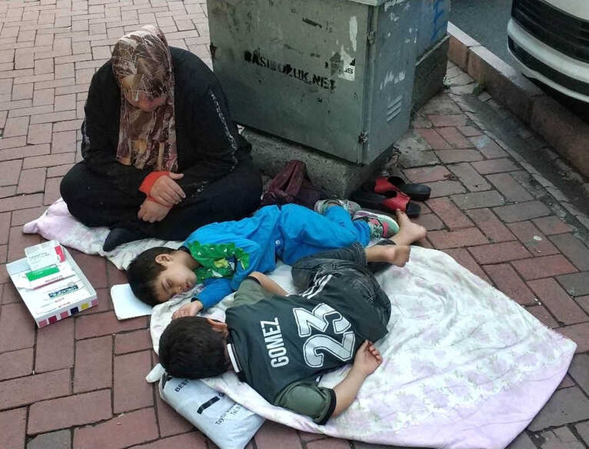 Samsun Sokaklarında Yürek Burkan Görüntü