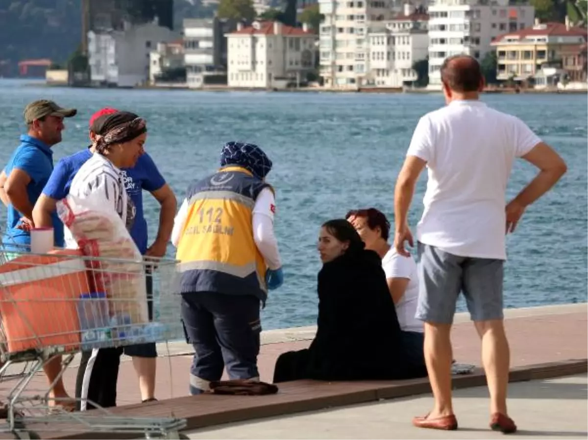 Denize Düşen Kadını Balık Tutanlar Kurtardı