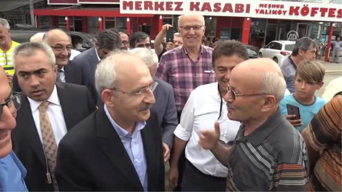 Kılıçdaroğlu, Selde Yaralanan Vatandaşlar ile Zarar Gören İş Yerlerini Ziyaret Etti