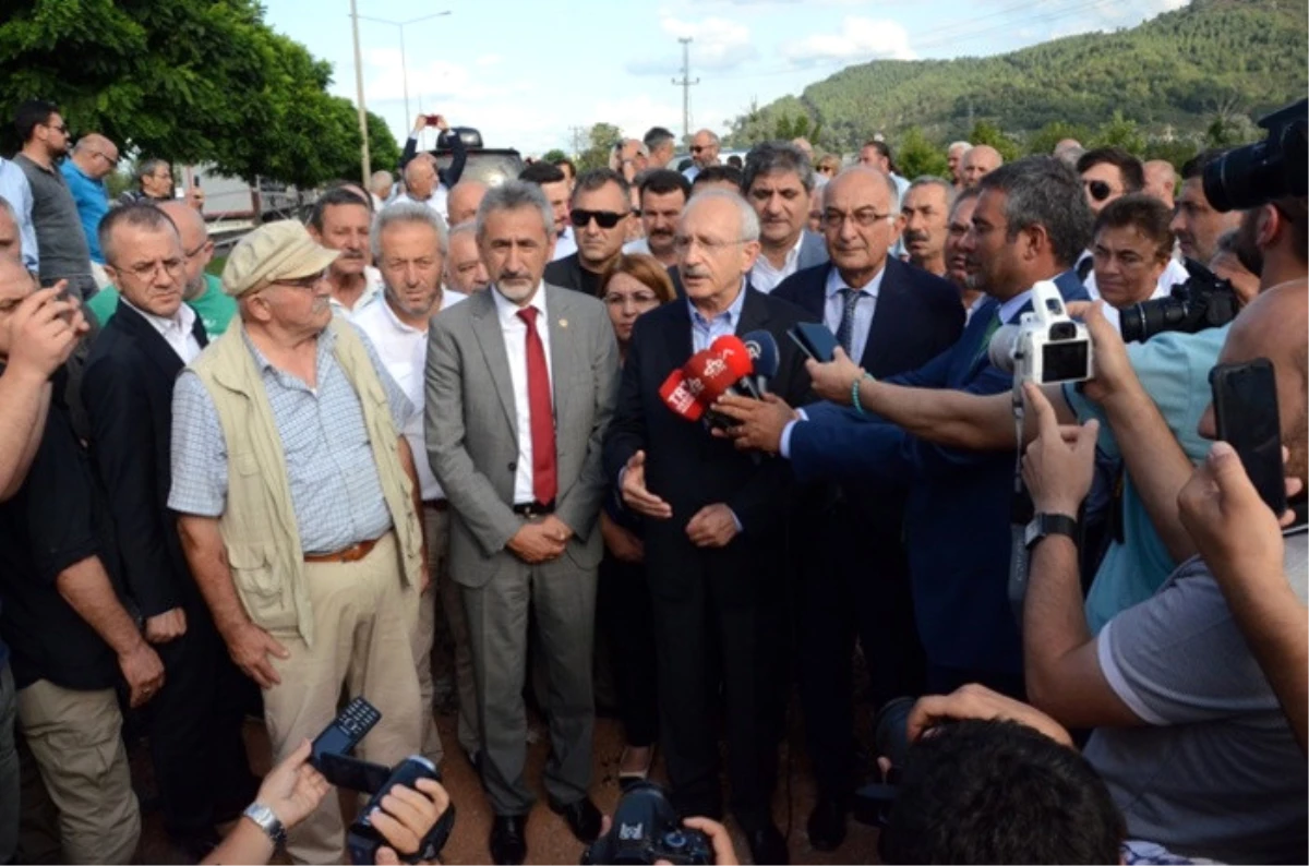 Kılıçdaroğlu, Yıkılan Köprüyü Yerinde İnceledi