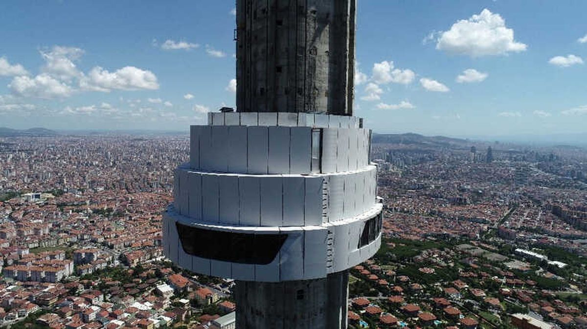 Çamlıca Kulesi\'nin Restoranı Yapıldı