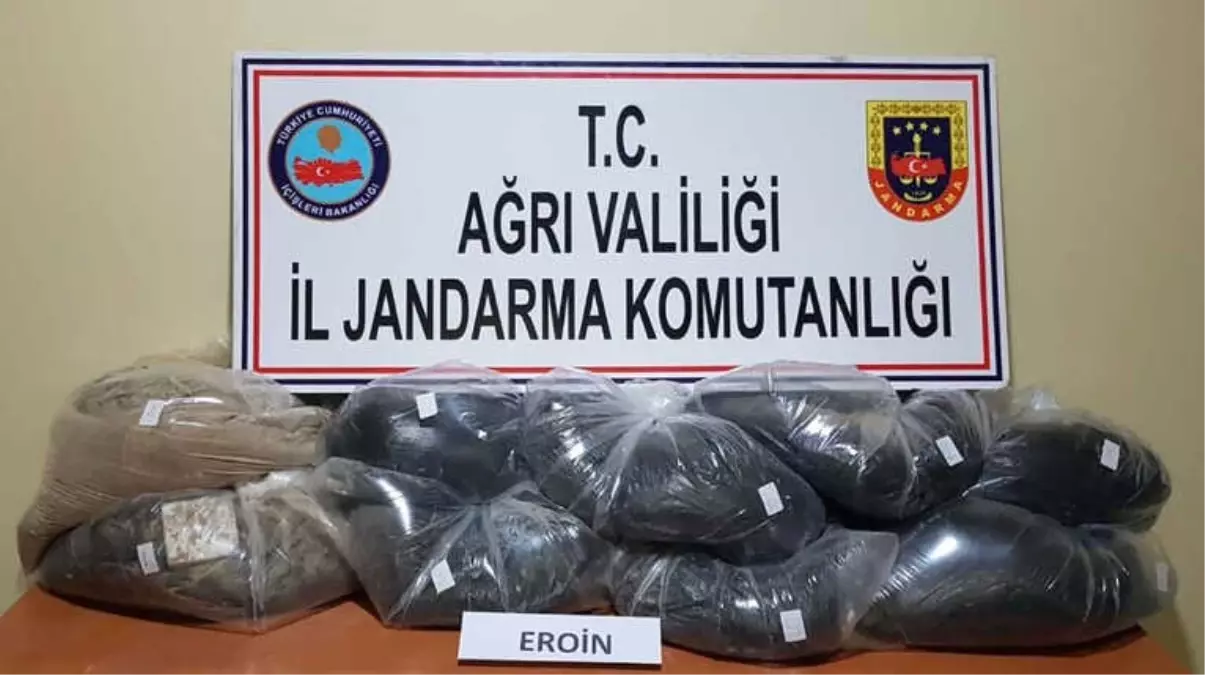 Ağrı\'da 169 Kilo 5 Gram Eroin Ele Geçirildi