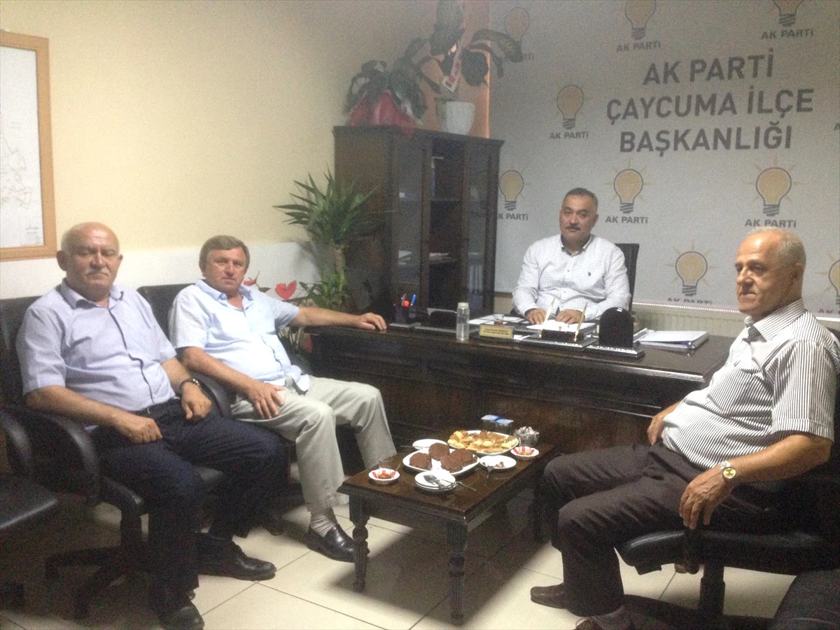 AK Parti Çaycuma İlçe Başkanı Doğancı\'ya Ziyaret
