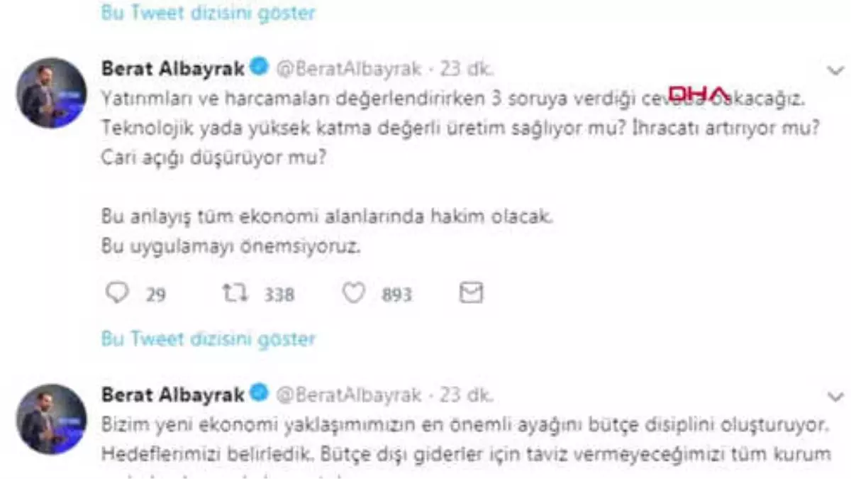 Bakan Albayrak: Bu Geceden İtibaren Aksiyon Planımızı Uygulamaya Başladık