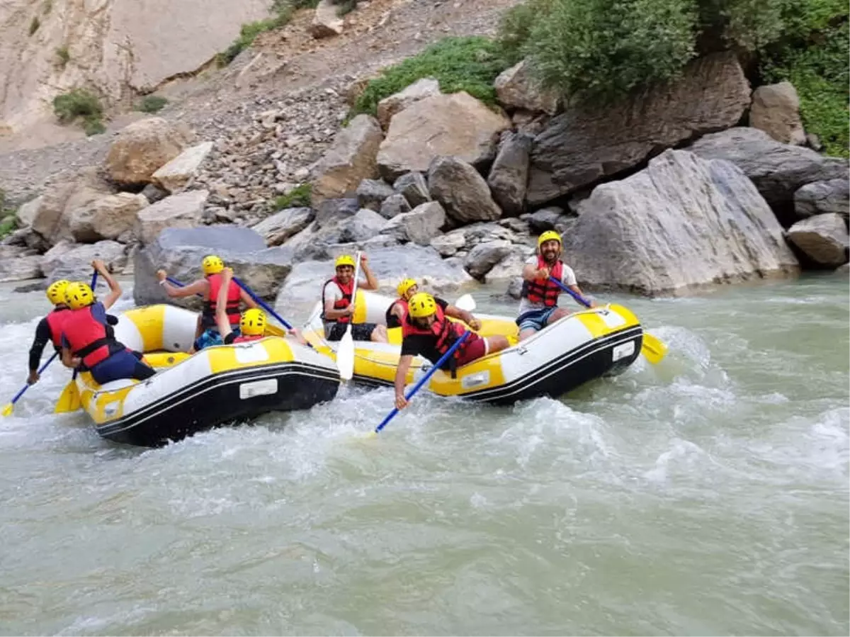 Hakkari Cilo Rafting Takımı Türkiye Şampiyonasına Hazırlanıyor