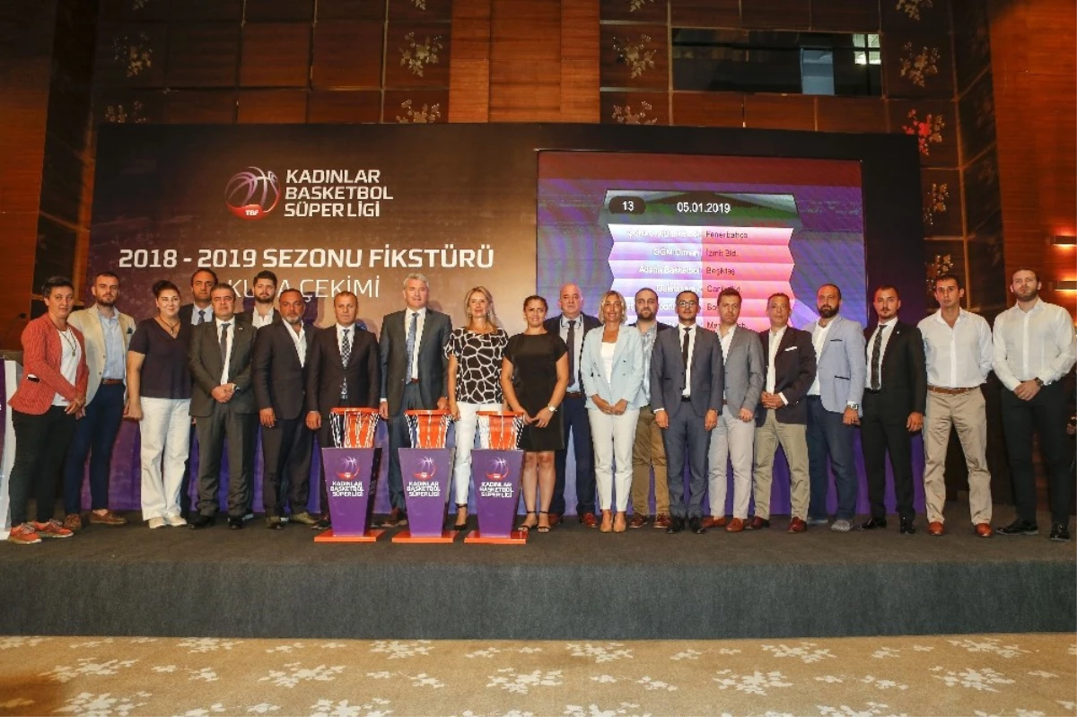 Kadınlar Basketbol Süper Ligi\'nin 2018-2019 Sezonu Fikstürü Belli Oldu