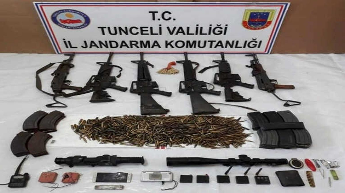 Teröristlerin Silah ve Mühimmatları da Ele Geçirildi