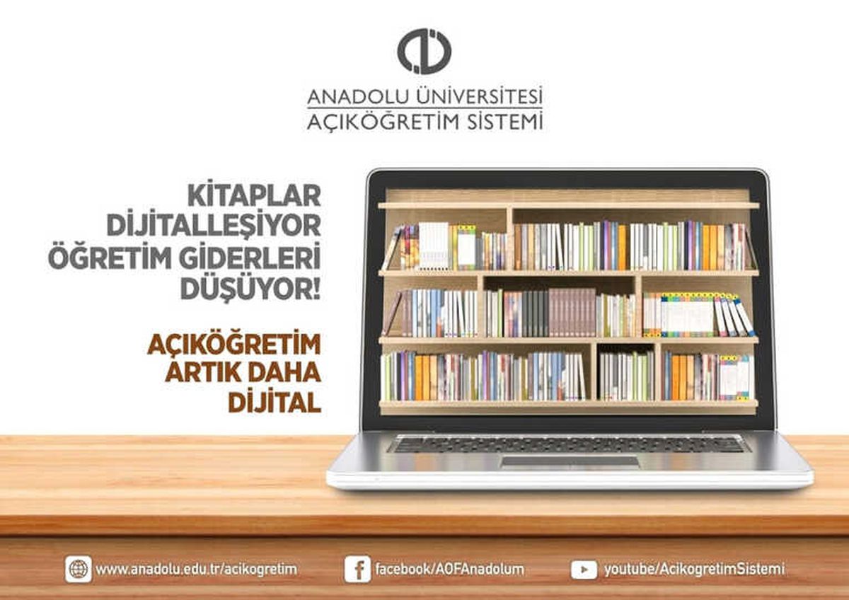 Açıköğretim Fakültesinde \'Dijital Kitap\' Devrimi