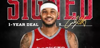 Carmelo Anthony, Houston Rockets'ta!