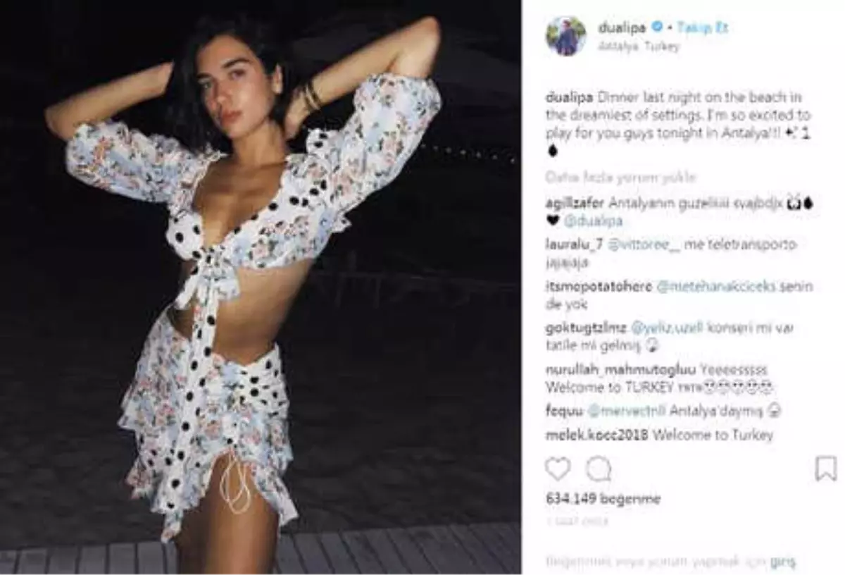 Dua Lipa\'ya Geceliği 15 Bin Dolarlık Villa (2)