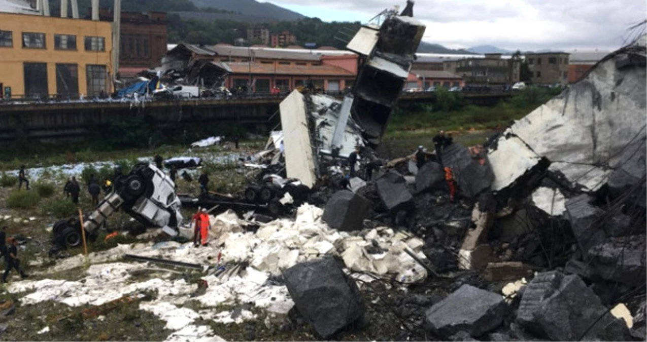 İtalya\'da En Az 35 Kişinin Öldüğü Köprünün Yıkılış Nedeni Belli Oldu: Fırtına
