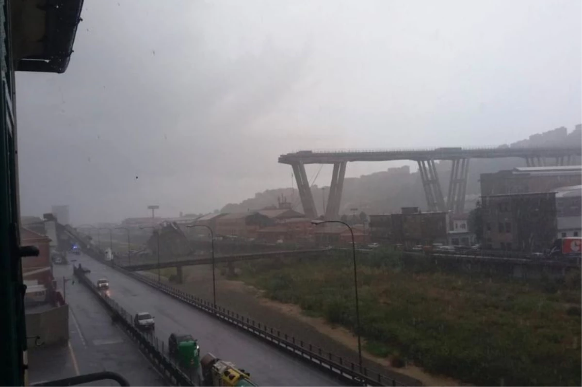 İtalya\'da Otoyol Köprüsü Çöktü