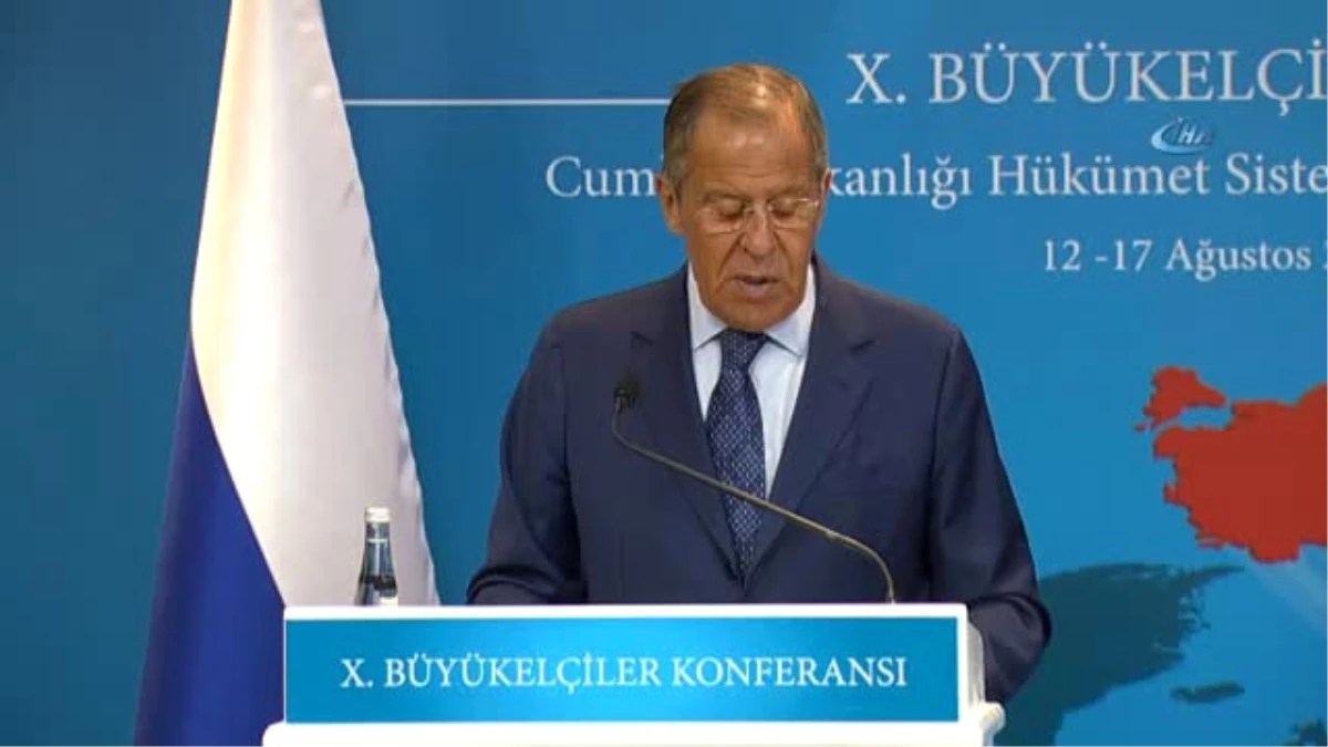Rusya Federasyonu Dışişleri Bakanı Sergey Lavrov: "Tek Taraflı Ekonomik Yaptırımlar Gayrimeşrudur.