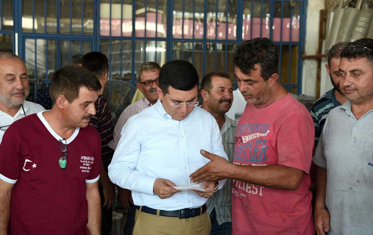 Tütüncü, Sanayi Sitesini Ziyaret Etti