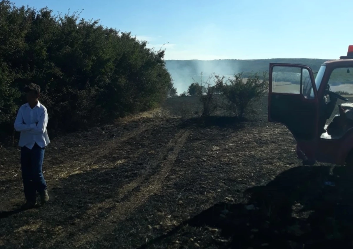 Yangın Ormanlık Alana Sıçramadan Söndürüldü