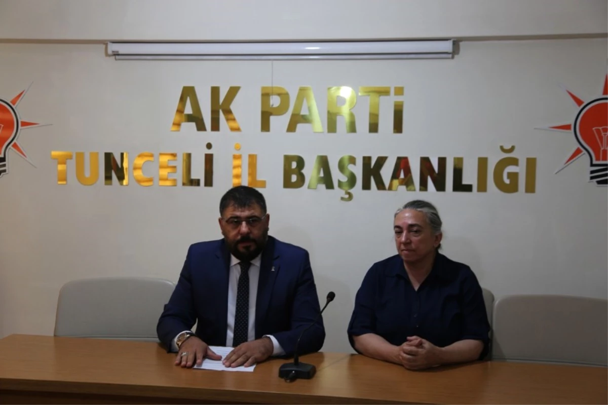 AK Parti Tunceli İl Başkanlığından Kongre Açıklaması
