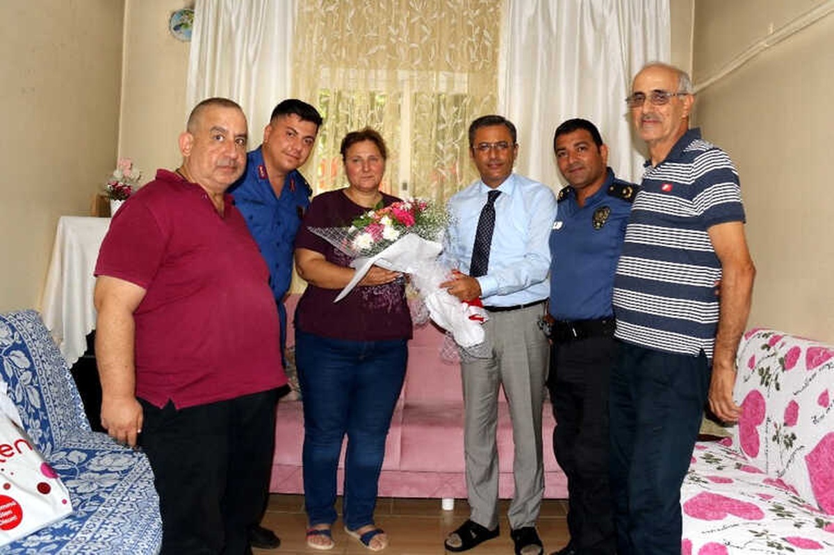 Başkan Pamuk, Şehit Ailelerini Ziyaret Etti