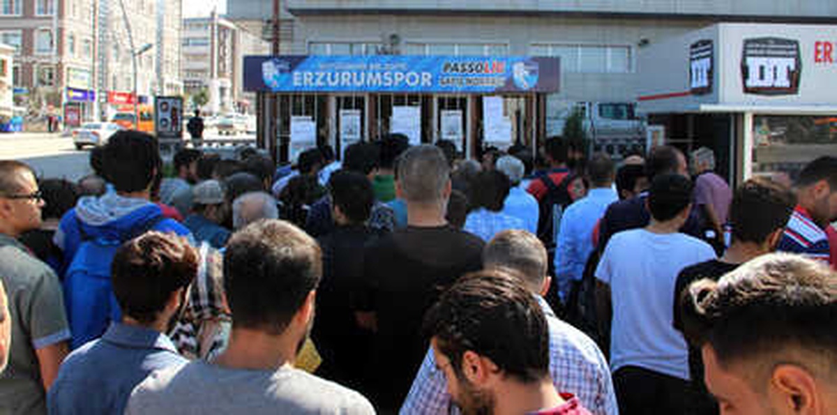 Erzurum\'da Beşiktaş Maçı Biletlerine Yoğun İlgi