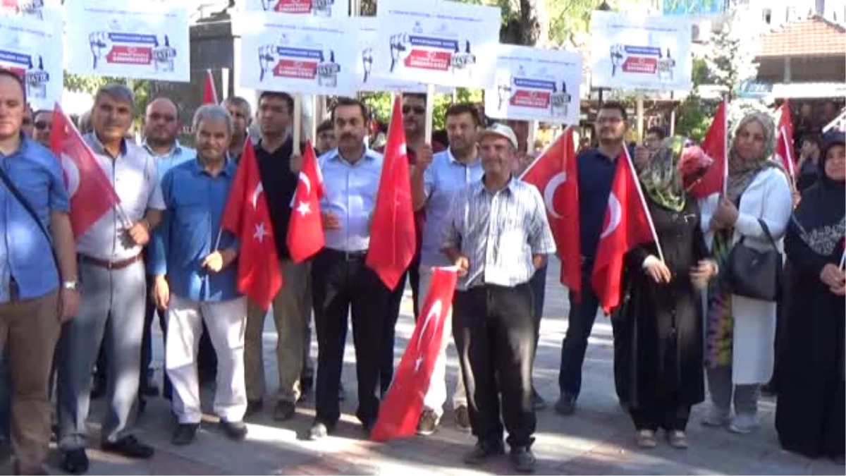 Karaman\'da Stk\'lar, ABD\'nin Yaptırımlarını Protesto Etti