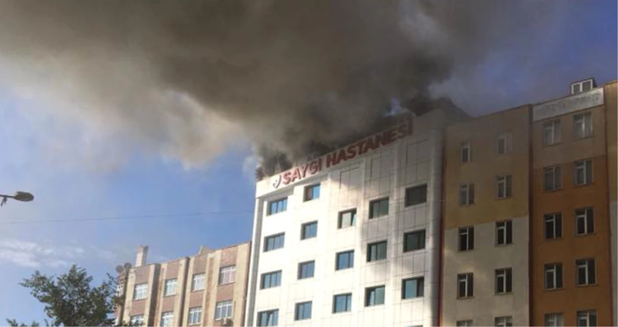 İstanbul\'da Özel Hastanede Yangın Çıktı! Tüm Hastalar Tahliye Edildi
