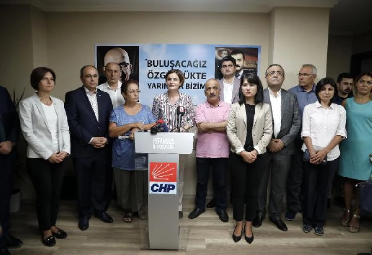 CHP\'lilerden "Enis Berberoğlu ve Eren Erdem Serbest Bırakılsın" Açıklaması