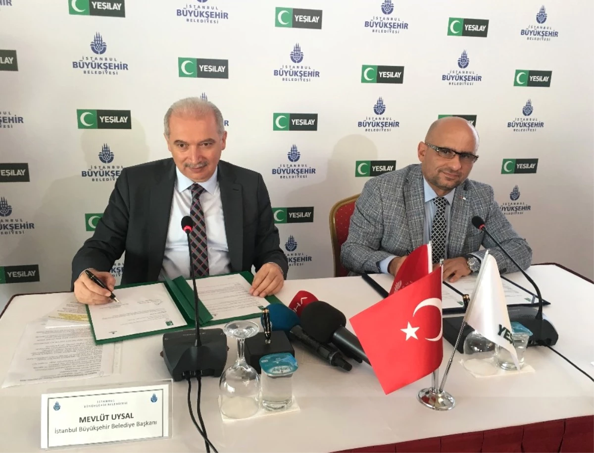 İbb ile Türkiye Yeşilay Cemiyeti, Yedam İş Birliği Protokolünü İmzaladı