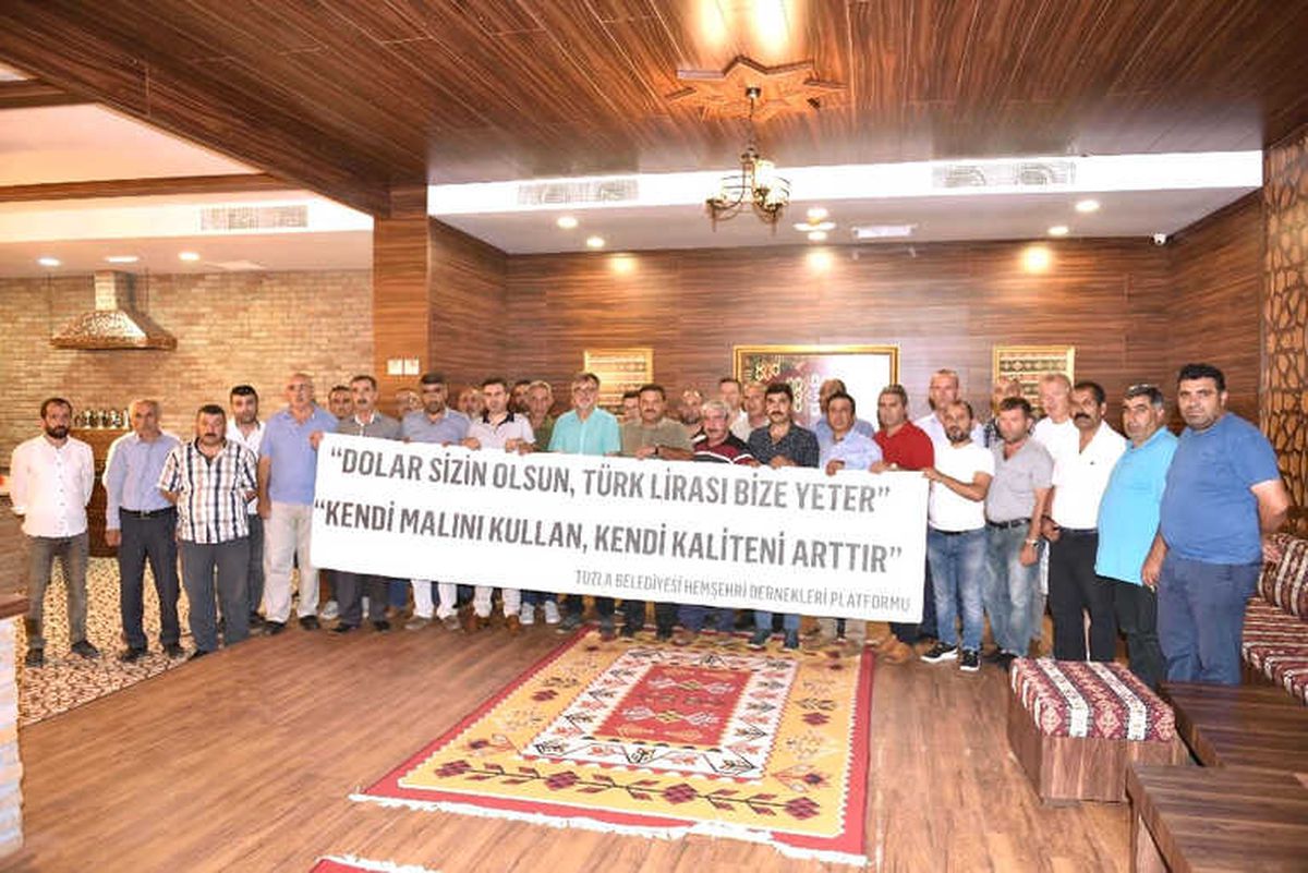 Tuzla Belediyesi Hemşehri Dernekleri Platformu\'ndan Yerli ve Milli Ürün Tüketimine Davet