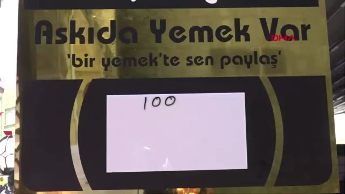 Kayseri \'Askıda Yemek\' Uygulamasıyla Her Gün 100 Kişiye Yemek