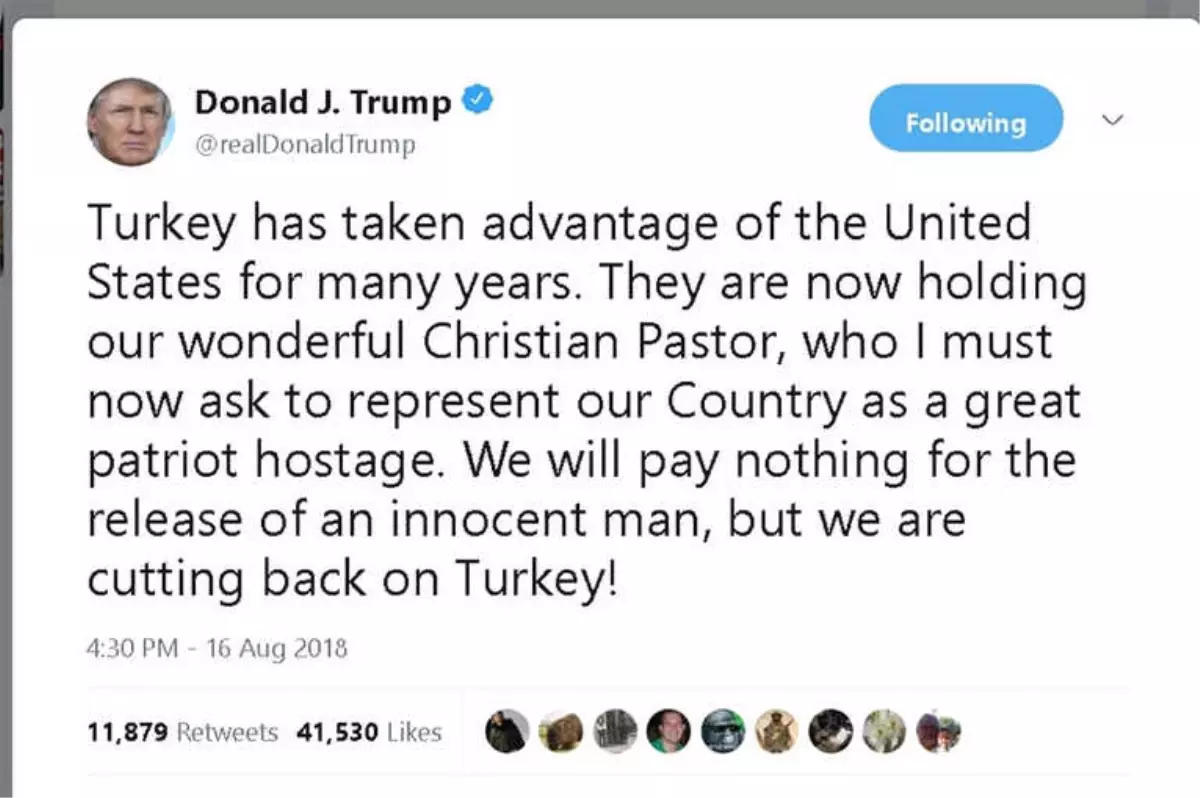 Trump Yine Türkiye\'ye Saldırdı