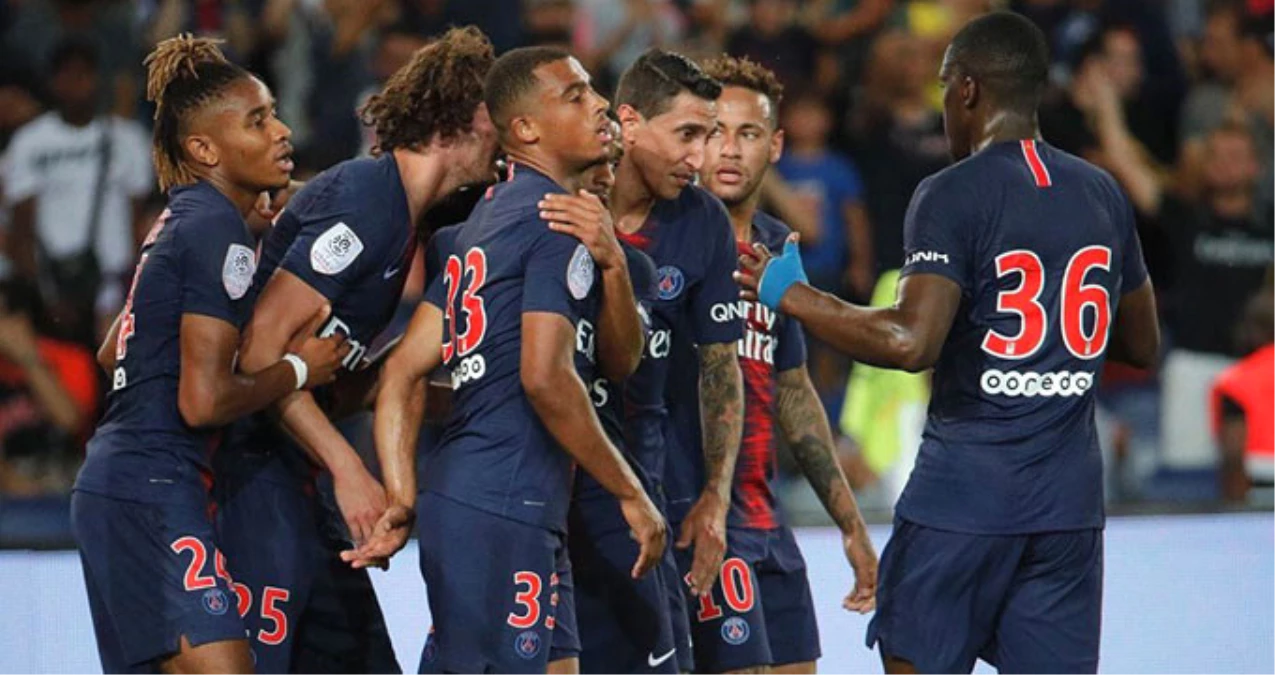 PSG, 1-0 Geriye Düştüğü Maçta Guingamp\'ı 3-1 Yendi