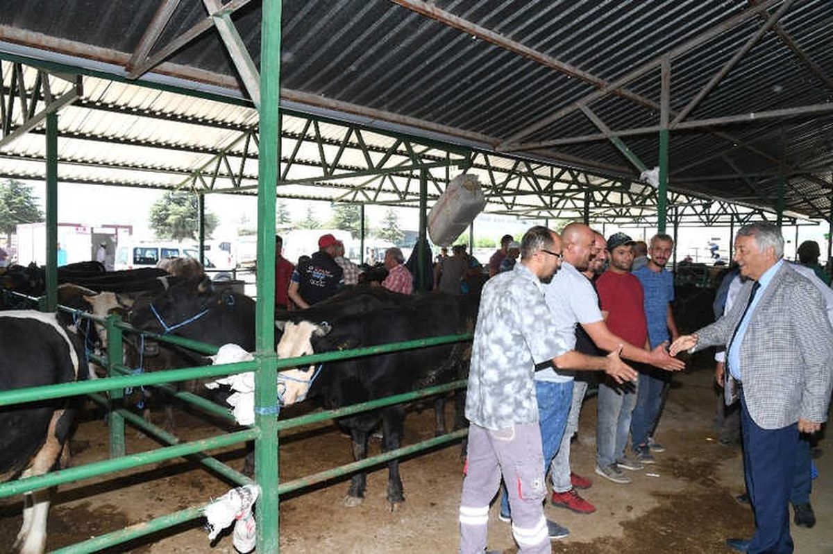 Başkan Günaydın, Hayvan Pazarında İncelemelerde Bulundu