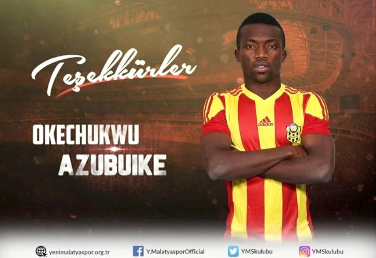 Evkur Yeni Malatyaspor Azubuike\'ye Veda Etti