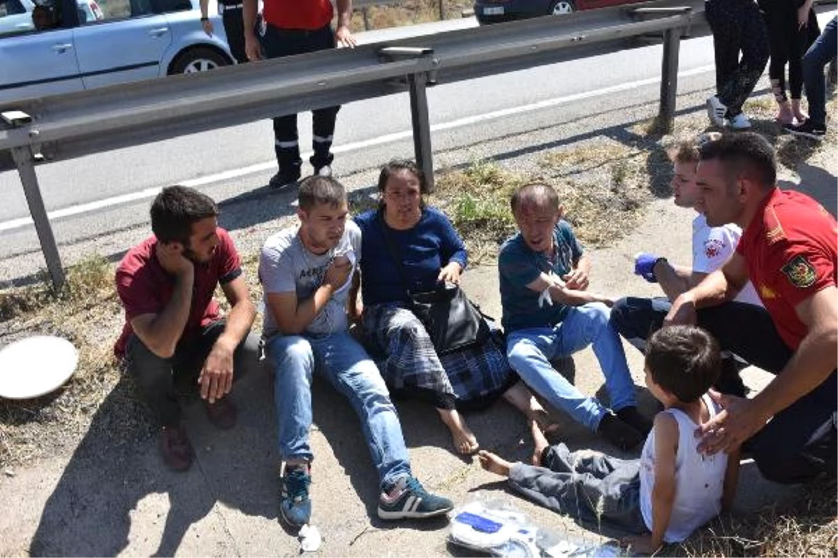 Kırıkkale\'de Zincirleme Kaza: 9 Yaralı