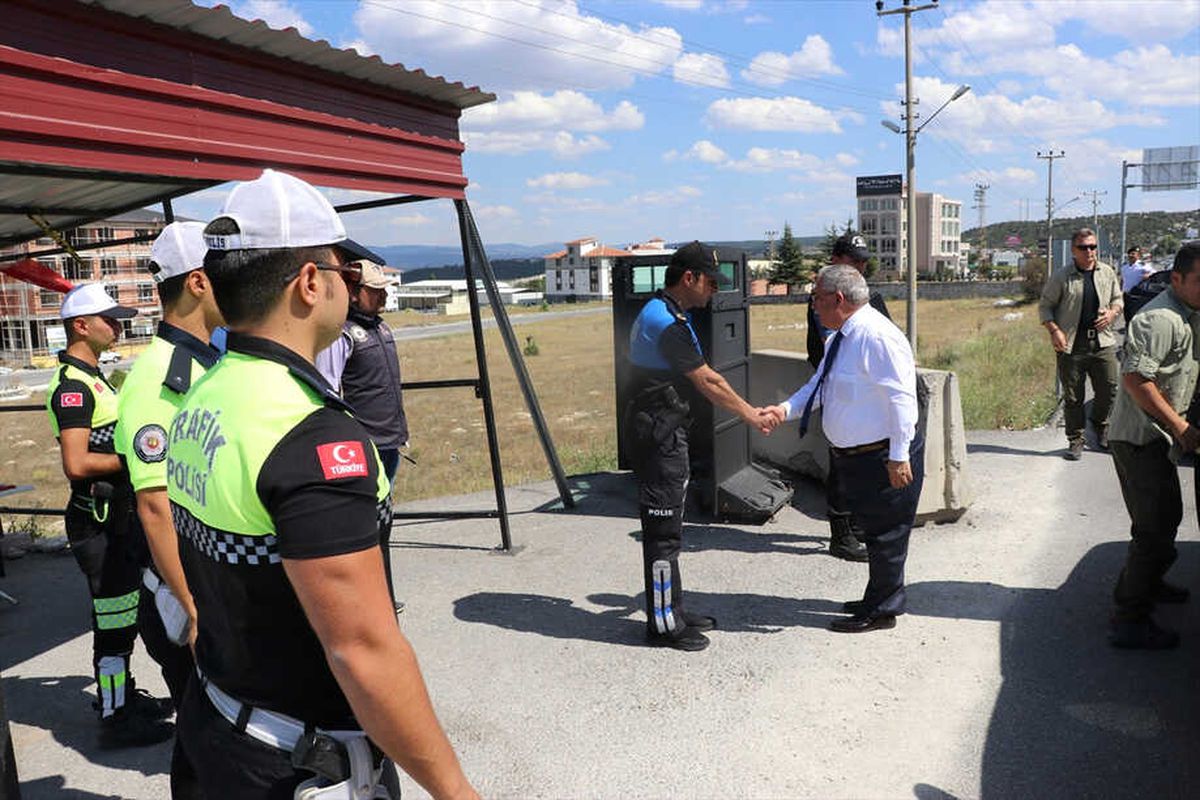 Kütahya Valisi Nayir, Trafik Denetimine Katıldı