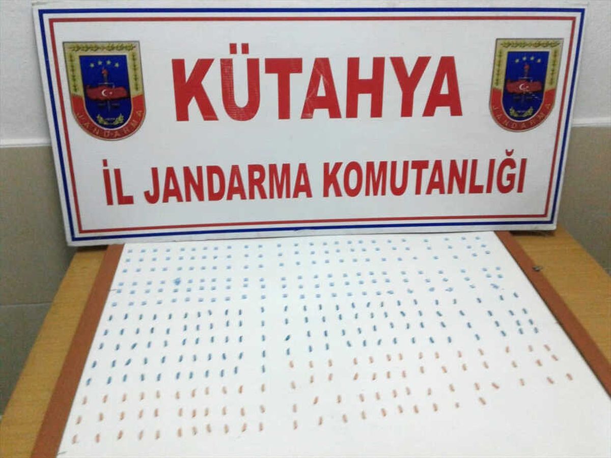 Kütahya\'da Uyuşturucu Hap Ele Geçirildi