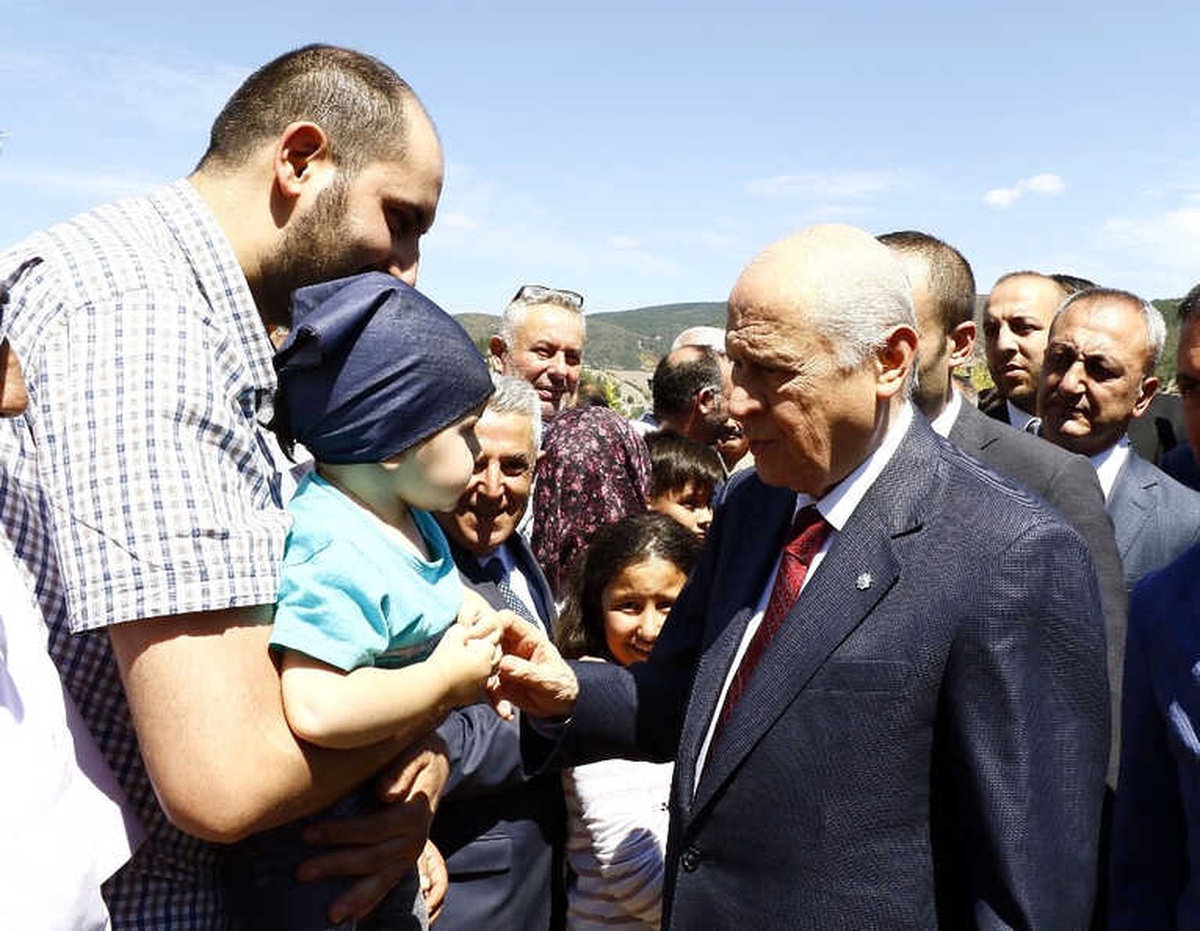 MHP Lideri Bahçeli Ülkücü Şehitler Anıtı\'nı Ziyaret Etti