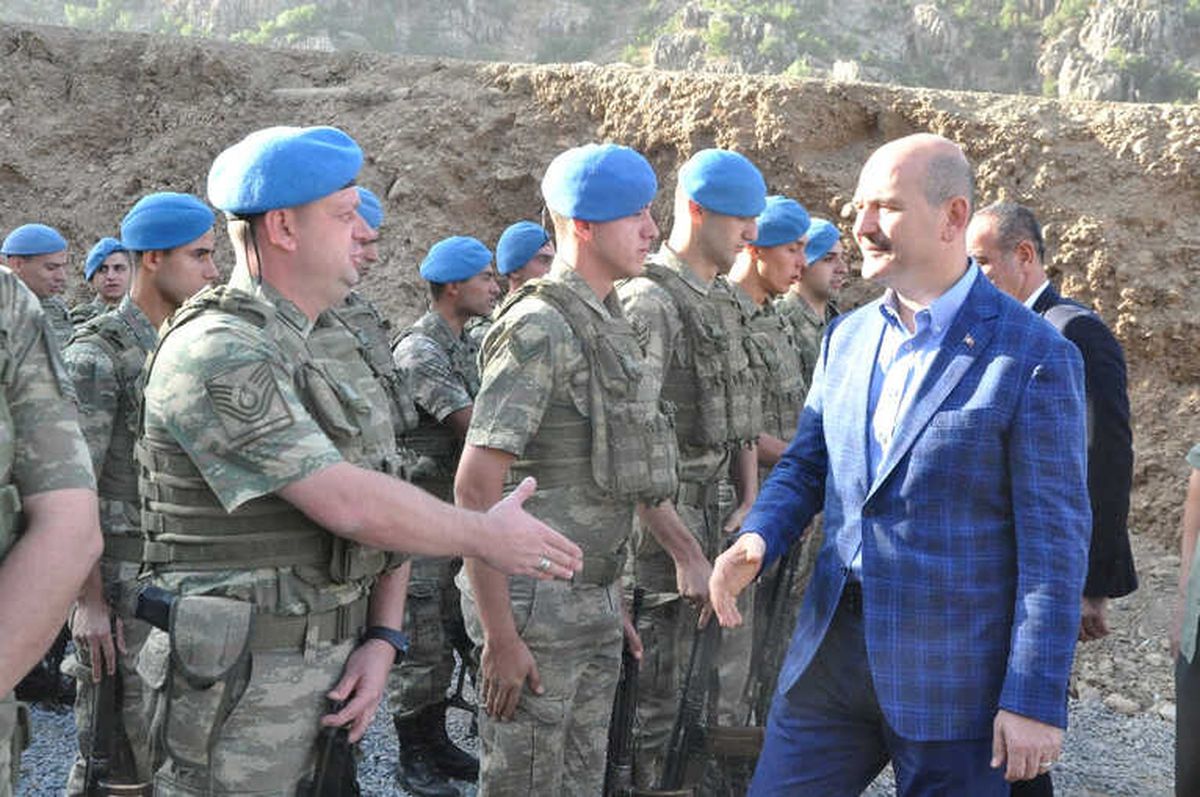 Bakan Soylu, Irak Sınırında