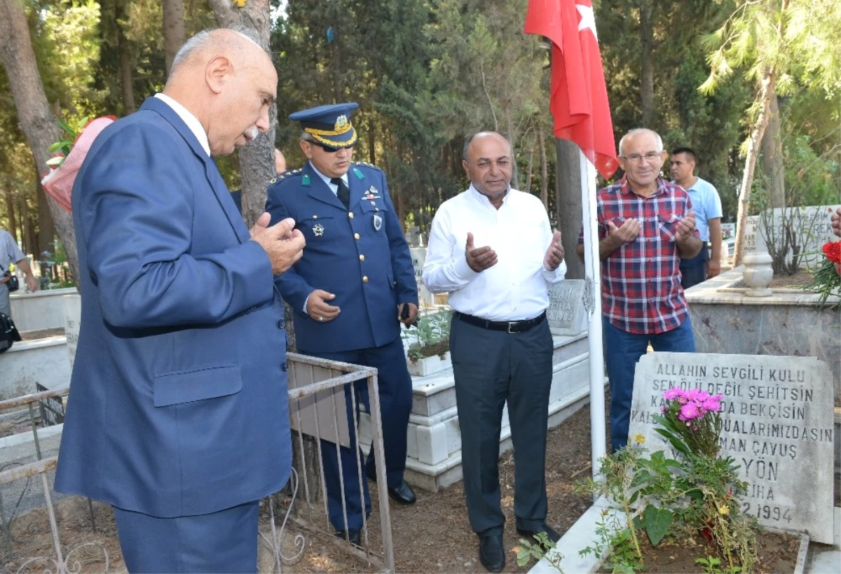 Başkan Arslan, Şehitleri Kabirleri Başında Andı