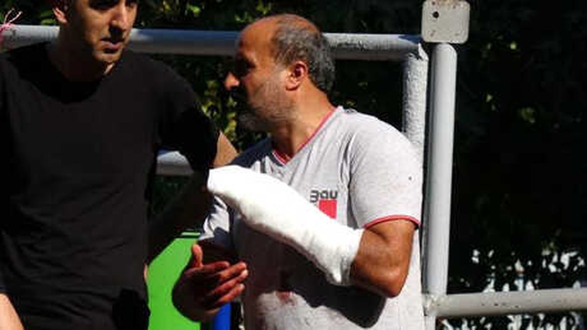 Bursa\'da Acemi Kasaplar Acile Koştu