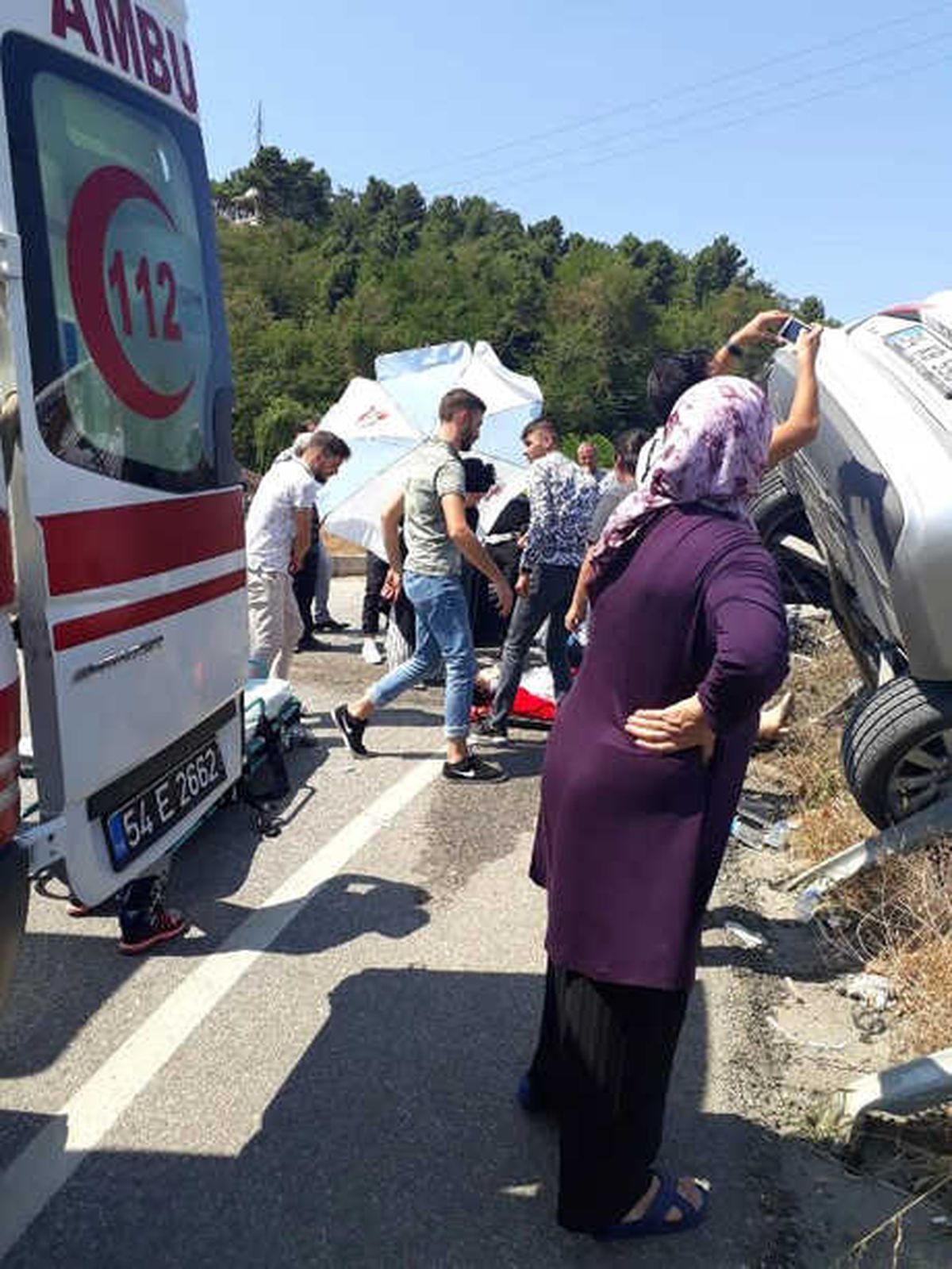 Otomobilin Köprüden Düşmesini Bariyer Engelledi