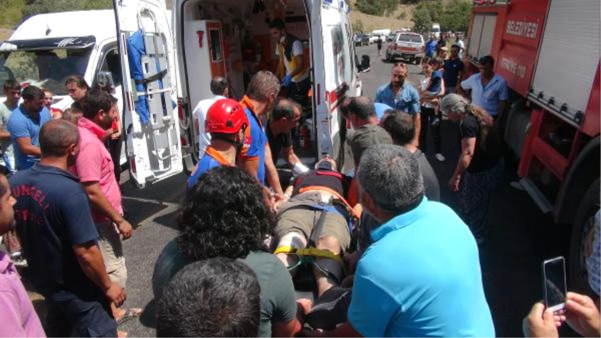 Tunceli\'de Hatalı Sollama Kazası: 1 Ölü, 7 Yaralı