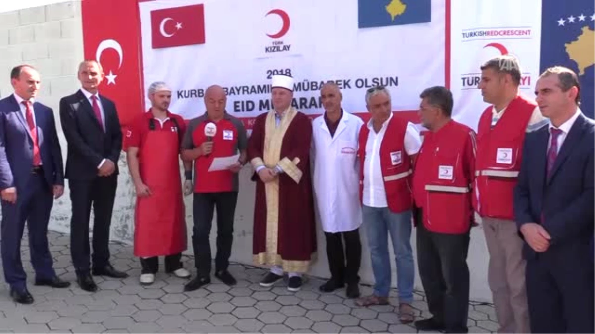Türk Kızılayından Kosova\'da Kurban Bağışı
