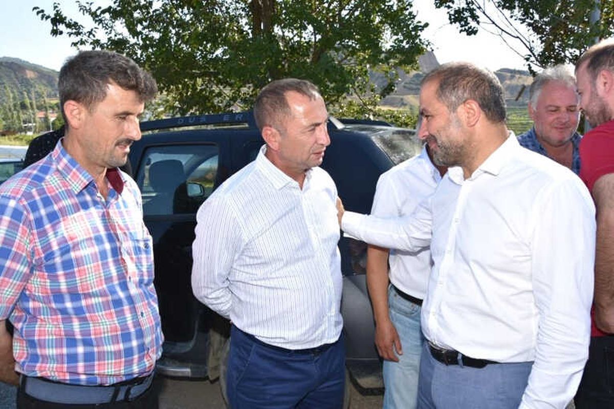 Başkanlardan Yol Yapım Çalışmalarına Yerinde İnceleme